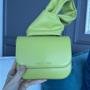 Charles & Keith Lime Green Crossbody Bag